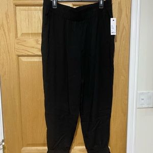 Apt 9 black pants, XL, tied ankle